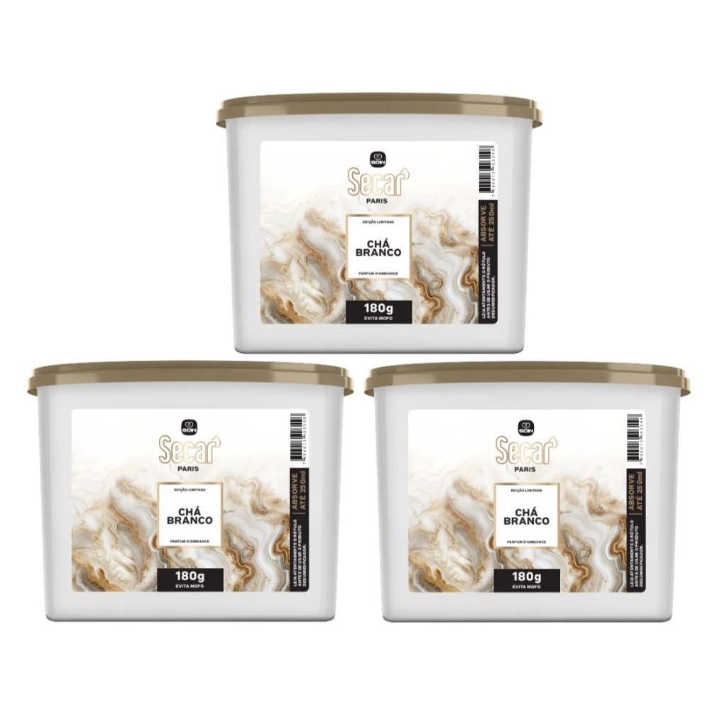 3un Novo Anti Mofo Secar Chá Branco 180g - Evita Mofo Armário Gaveta Aromatico Casa Lar em Oferta na Shopee
