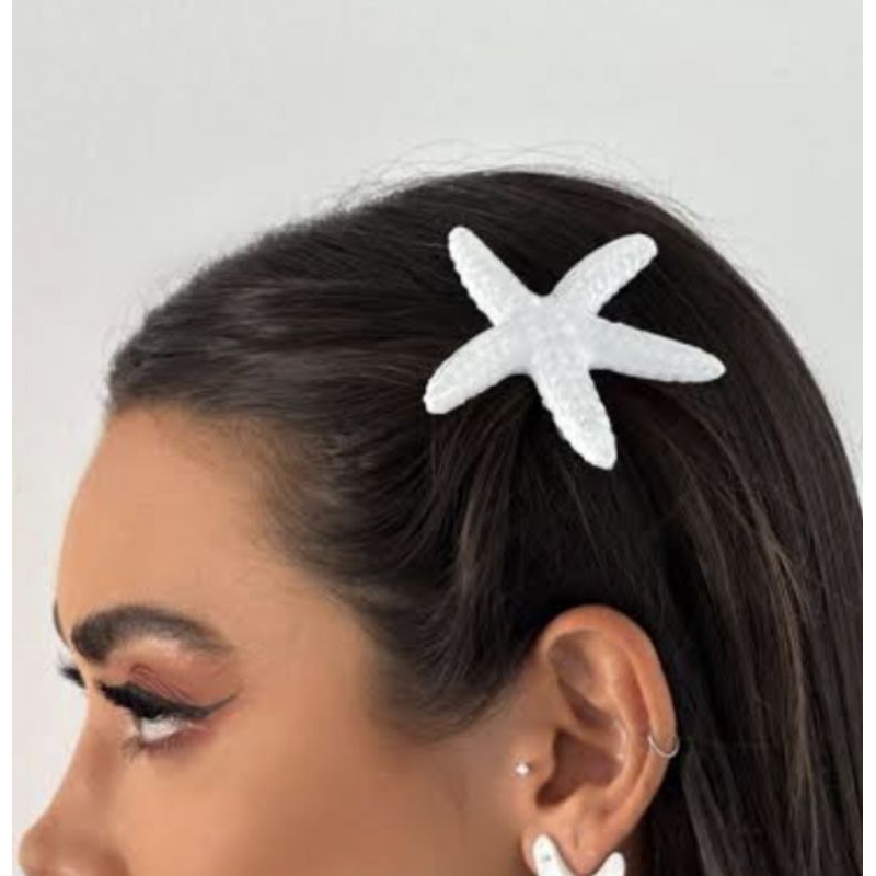 Presilha Estrela do Mar Colorida Verão em Oferta na Shopee