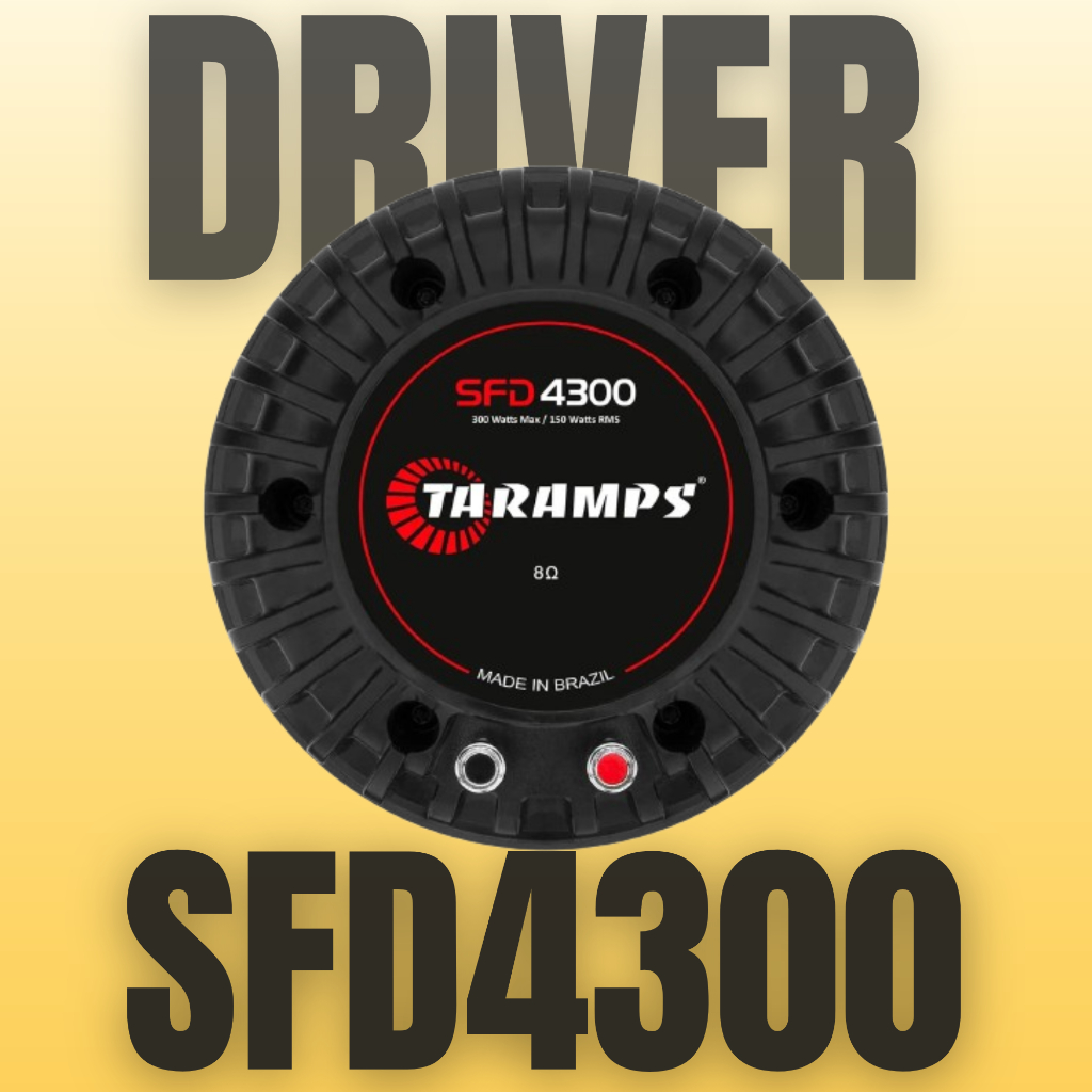 Driver Taramps Sfd4300 8ohms 300w Corneta Som Automotivo - Spare Parts and Accessories for Vehicles