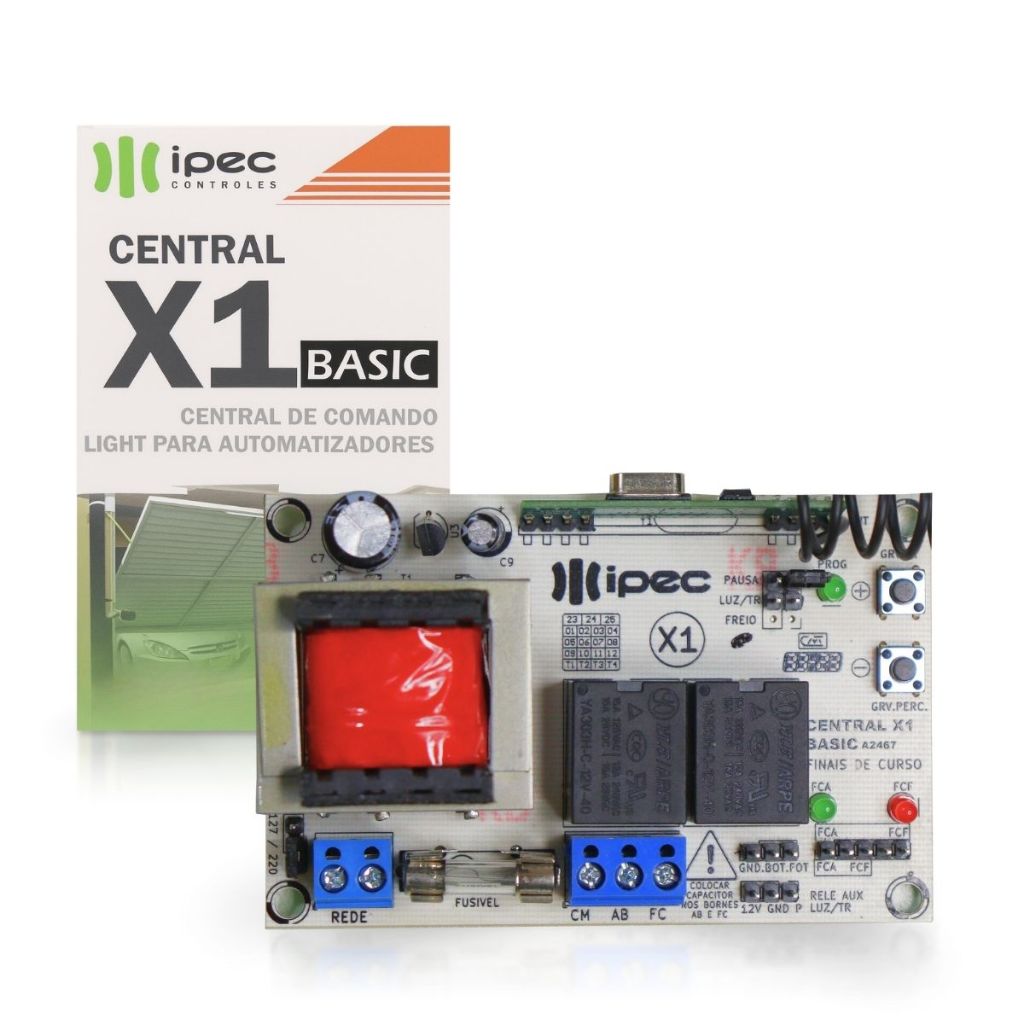 Central Placa Motor Comando Universal Eletrônico X1 Ipec