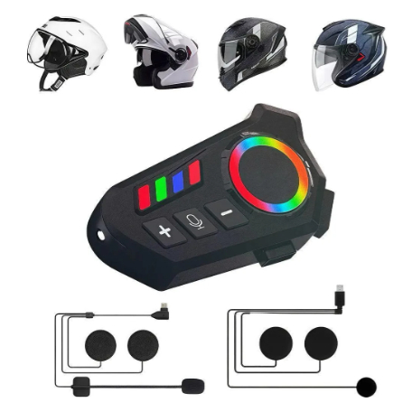 Fone Bluetooth Para Capacete Comunicador Para Moto Boy Prova D'água K06 em Oferta na Shopee