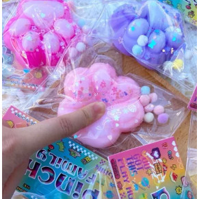 Brinquedo Squishy Fofura - Pata de Gato para Crianças e Adultos