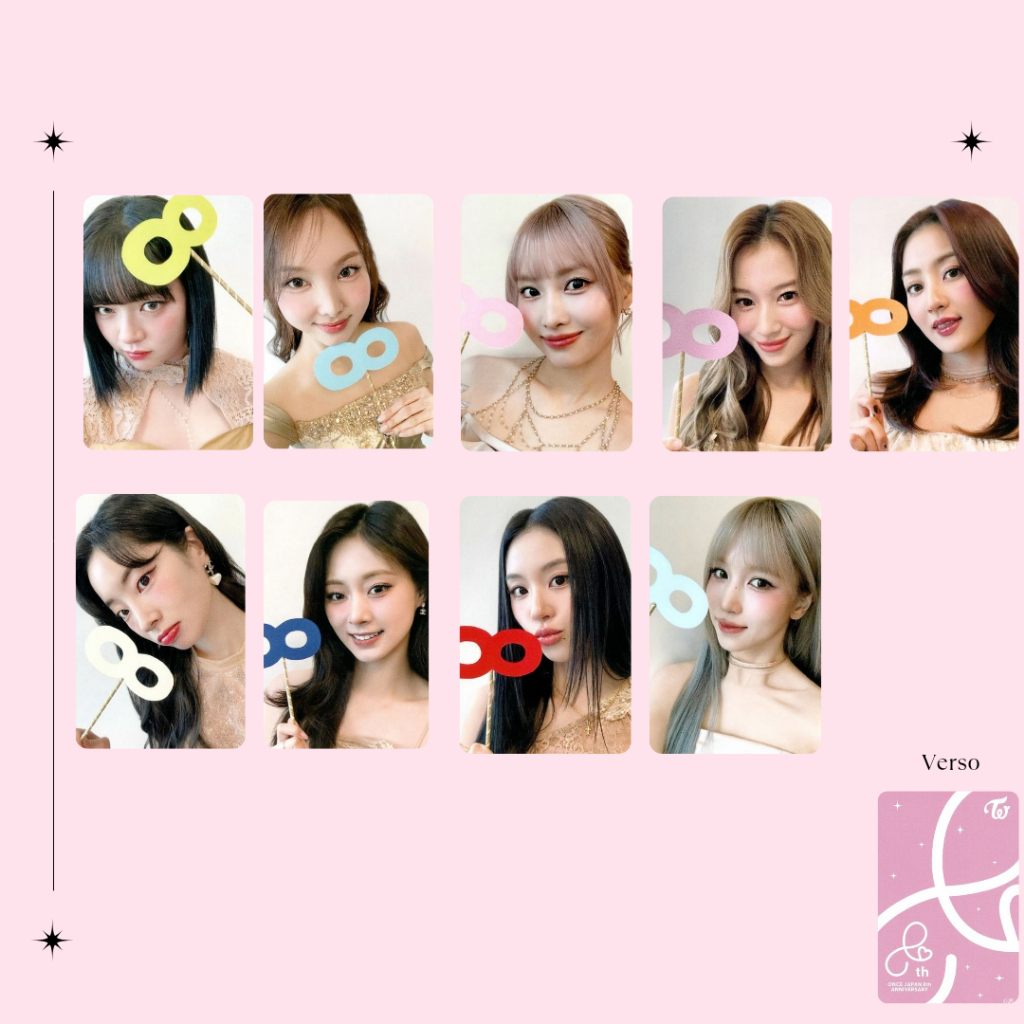 Photocards fanmade Twice k-pop – edição comemorativa