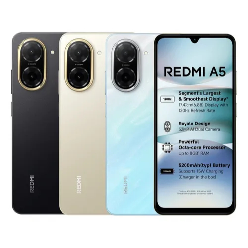 Smartphone Xiaomi Redmi A5 4GB 128GB – Dual SIM, Tela 6.88", Versão Global, LTE em Oferta na Shopee