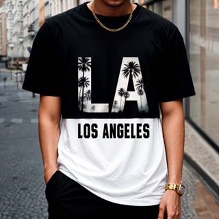 Camiseta Los Angeles Masculina Camisa 100% Algodão Diverse em Oferta na Shopee