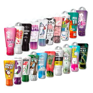 Kit 16 Excitantes Lubrificantes Unissex Sortidos com Estímulos Diversos e Texturas Leves em Oferta na Shopee