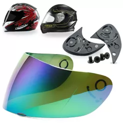 Viseira Camaleão Polivisor P/ Capacete Ls2 FF350 + Reparos Laterais
