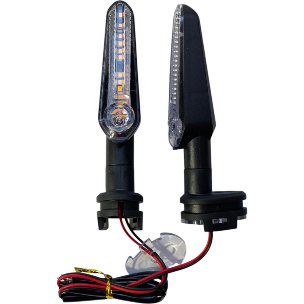 PAR DE PISCA SETA DE LED MODELO YAMAHA MT 03 MT07 MT09 SEQUENCIAL — imagem 2 de 2