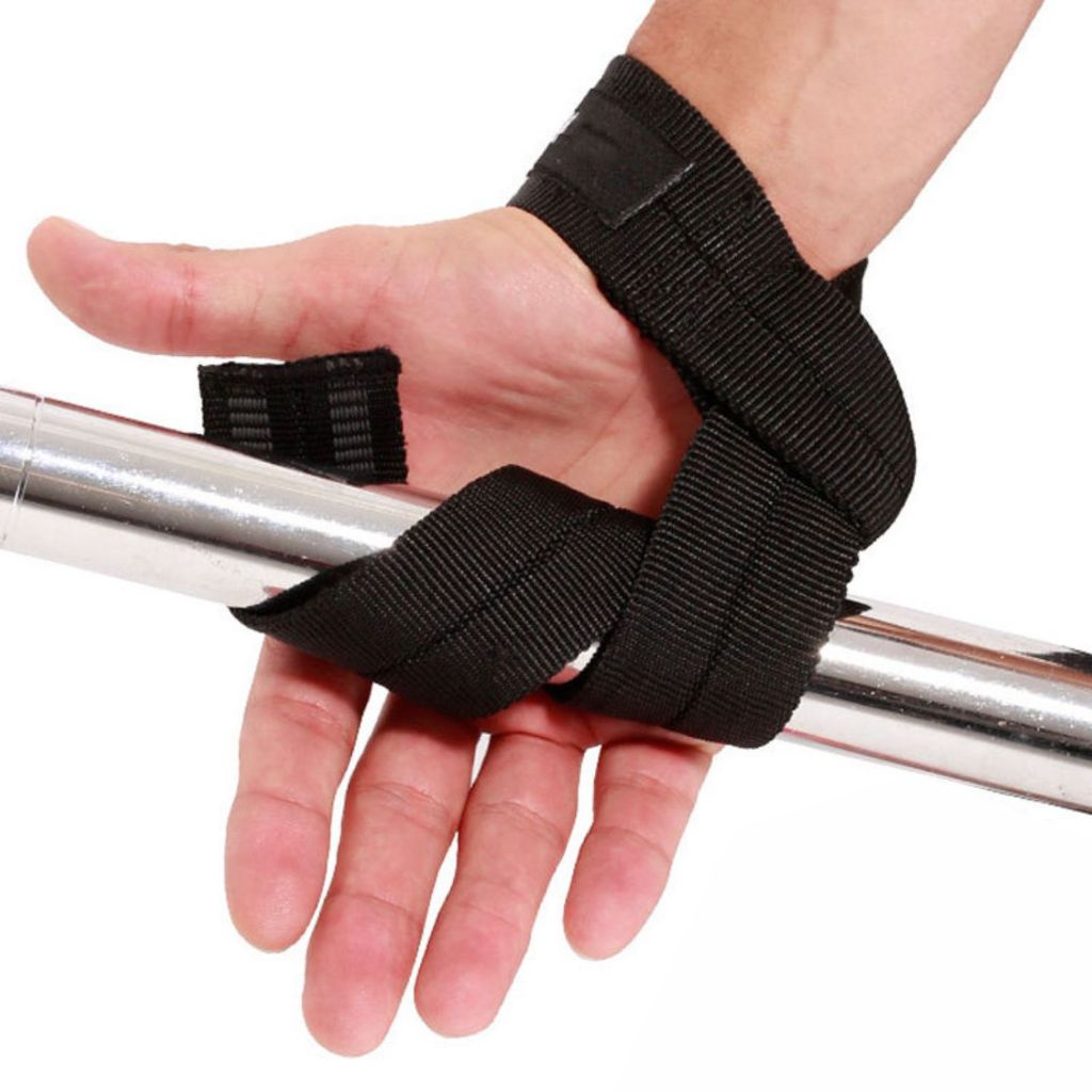 Tala Strap Para Academia Crossfit Exercício Musculação Premium Rubber Fit