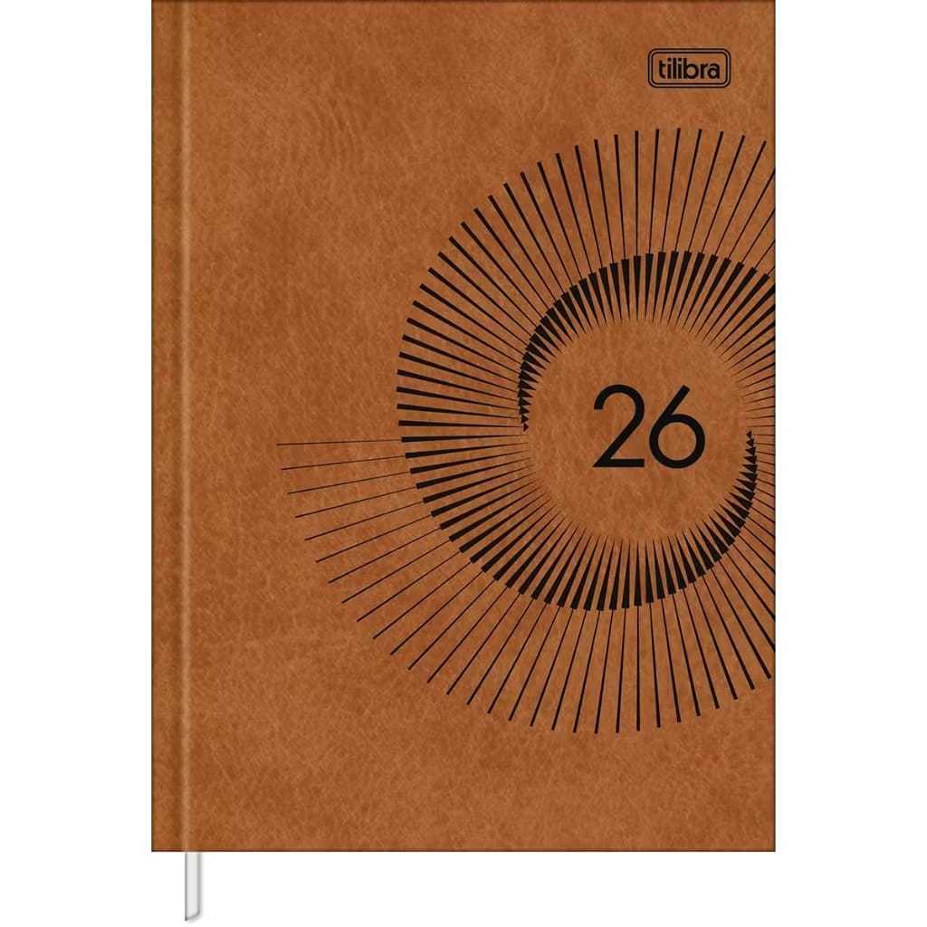 Agenda Executiva Costurada Diária 12,3 x 16,6 cm Prátika Master 2026