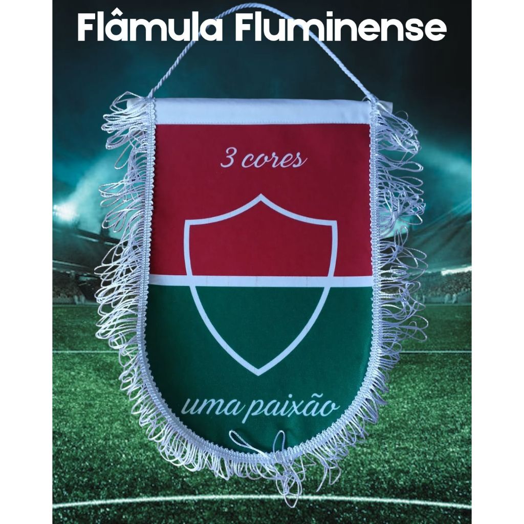 Flâmula Decorativa do Fluminense - Design Exclusivo