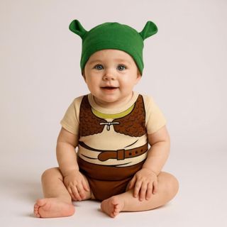 Body Temático Shrek, mesversário bebê, festa ou evento em Oferta na Shopee