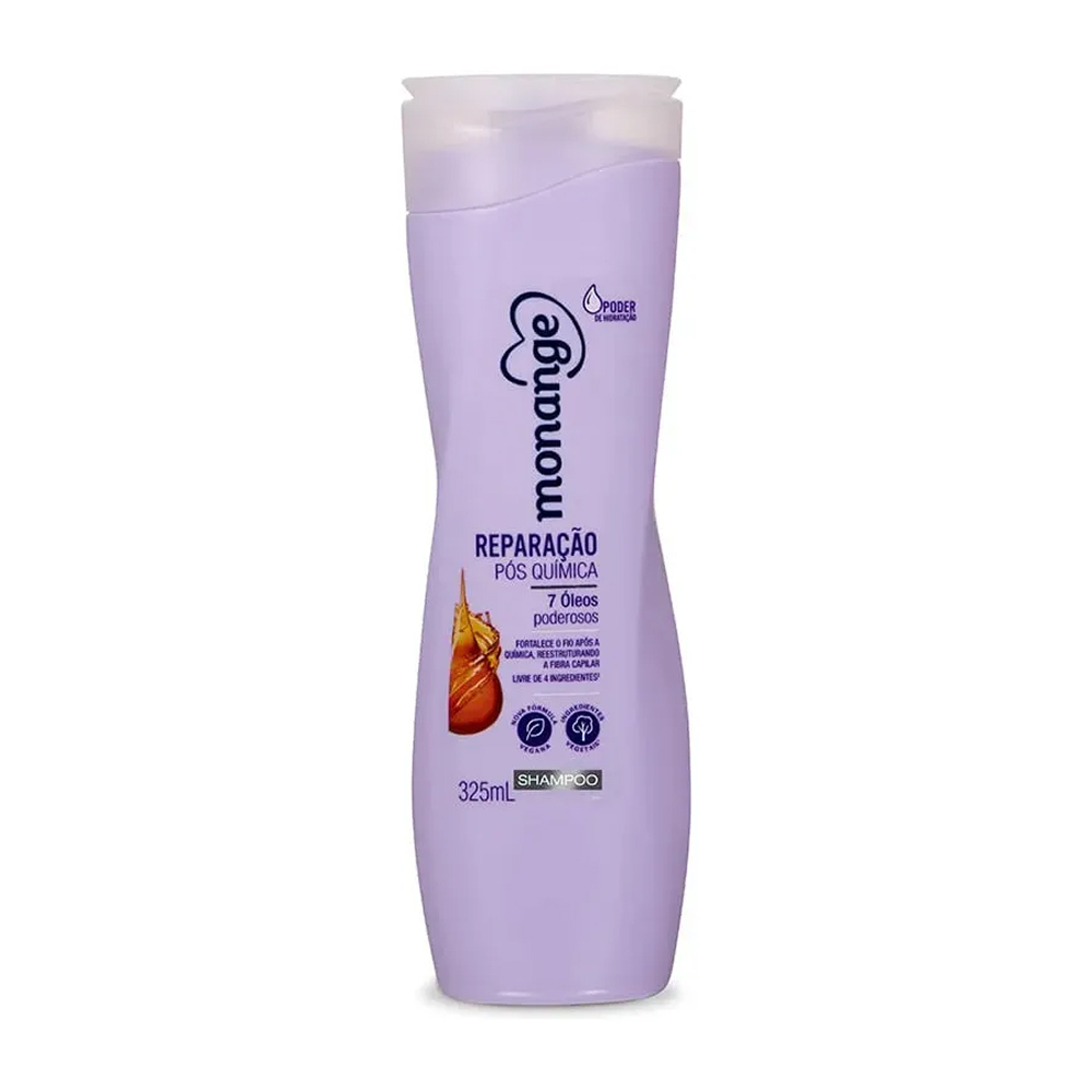 Shampoo Monange Química Sem Drama 325ml em Oferta na Shopee