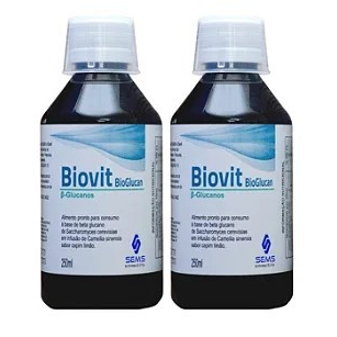 kit 2 Unidades Biovit Bioglucan 250ml SEMS