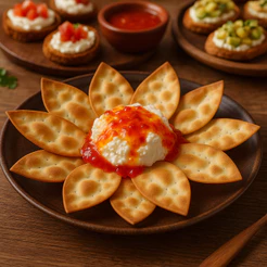 Canapés Folhas De Massa Assada Crocante Petiscos Aprox. 50 Unid.