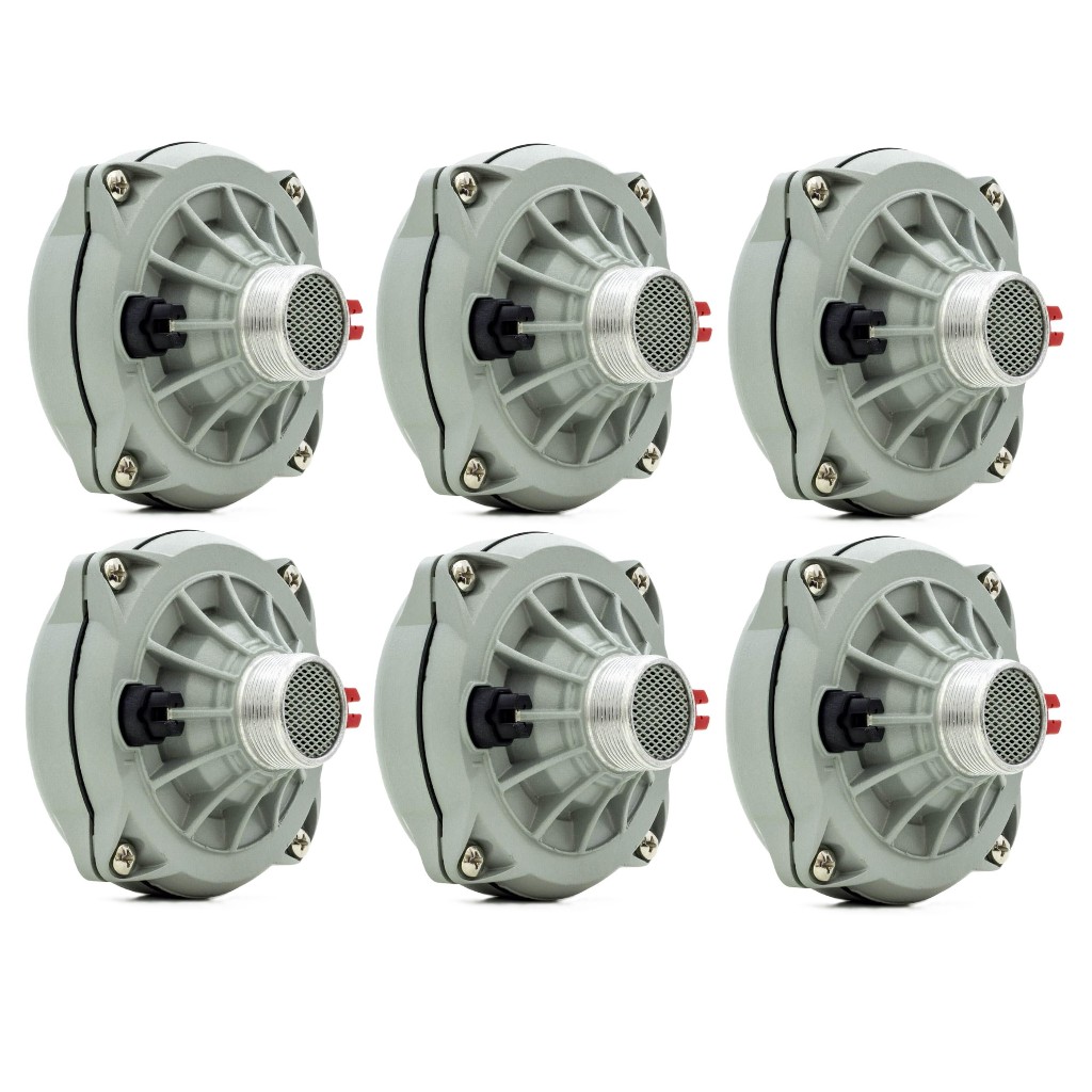 Kit 6 Driver JBL D250x 100W RMS 8 Ohms Diafragma Fenólico Corneta Drive D250 em Oferta na Shopee