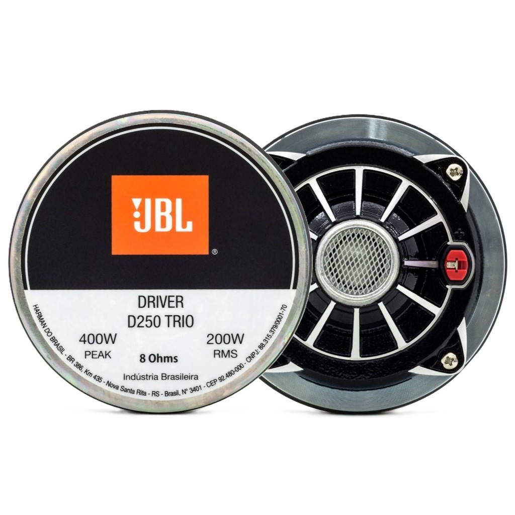 Kit 2 Driver JBL D250 Trio 200w Rms 8 Ohms Drive Corneta Selenium em Oferta na Shopee