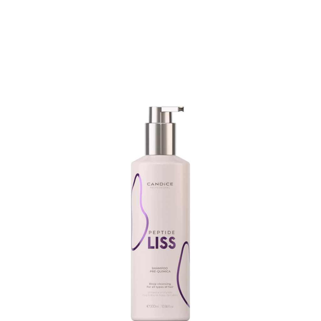Candice Professional Peptide Liss Shampoo Pré-Química 300ml