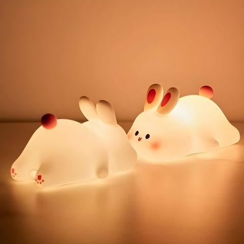 Luz noturna para crianças, lâmpada de silicone com dinossauros fofos e macios em Oferta na Shopee