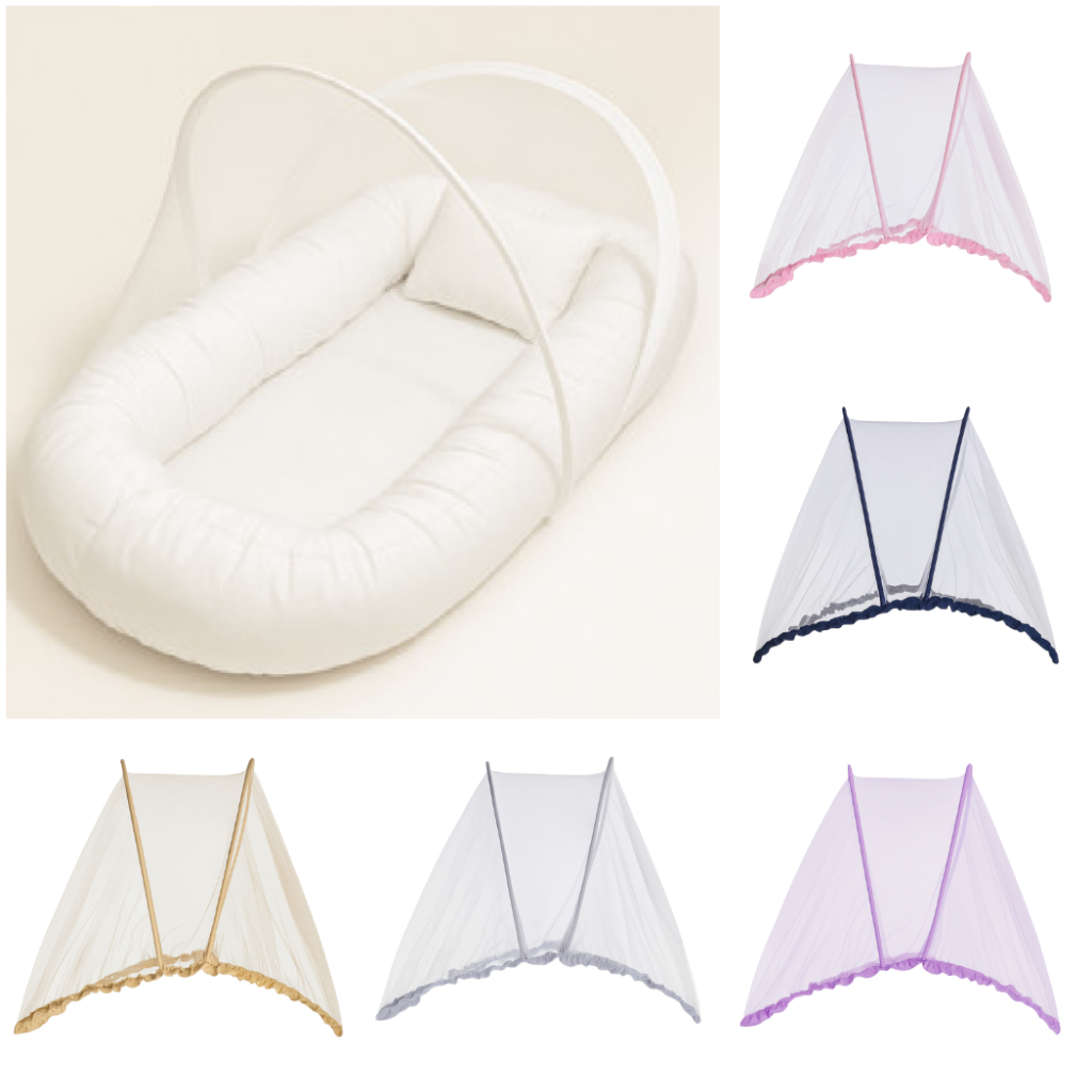 Mosquiteiro Portátil Universal para Ninho Bebê Tule Resistente Anti Insetos