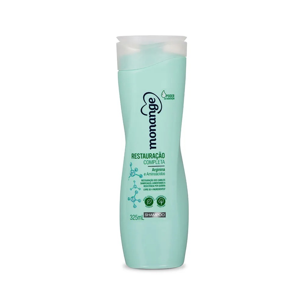 Shampoo Monange Restauração Completa 325ml