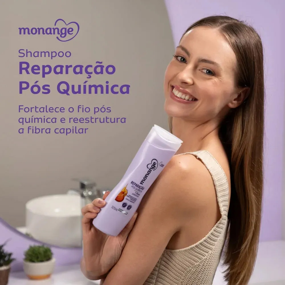 Shampoo Monange Química Sem Drama 325ml · foto 2