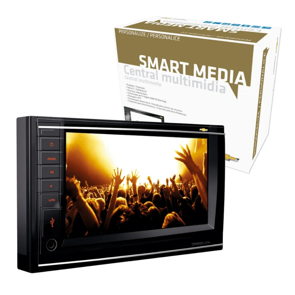 Detalhes do Central Multimidia 2din Genuína Chevrolet Tela Espelhamento Bluetooth Usb Sd Onix Prisma Cobalt Spin