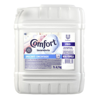 Amaciante Comfort Pro Concentrado Galão 7L – Fragrância Longa Duração - Alto Rendimento em Oferta na Shopee