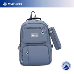Mochila Feminina Masculino Grande Com Estojo Nylon Impermeável Escolar Faculdade