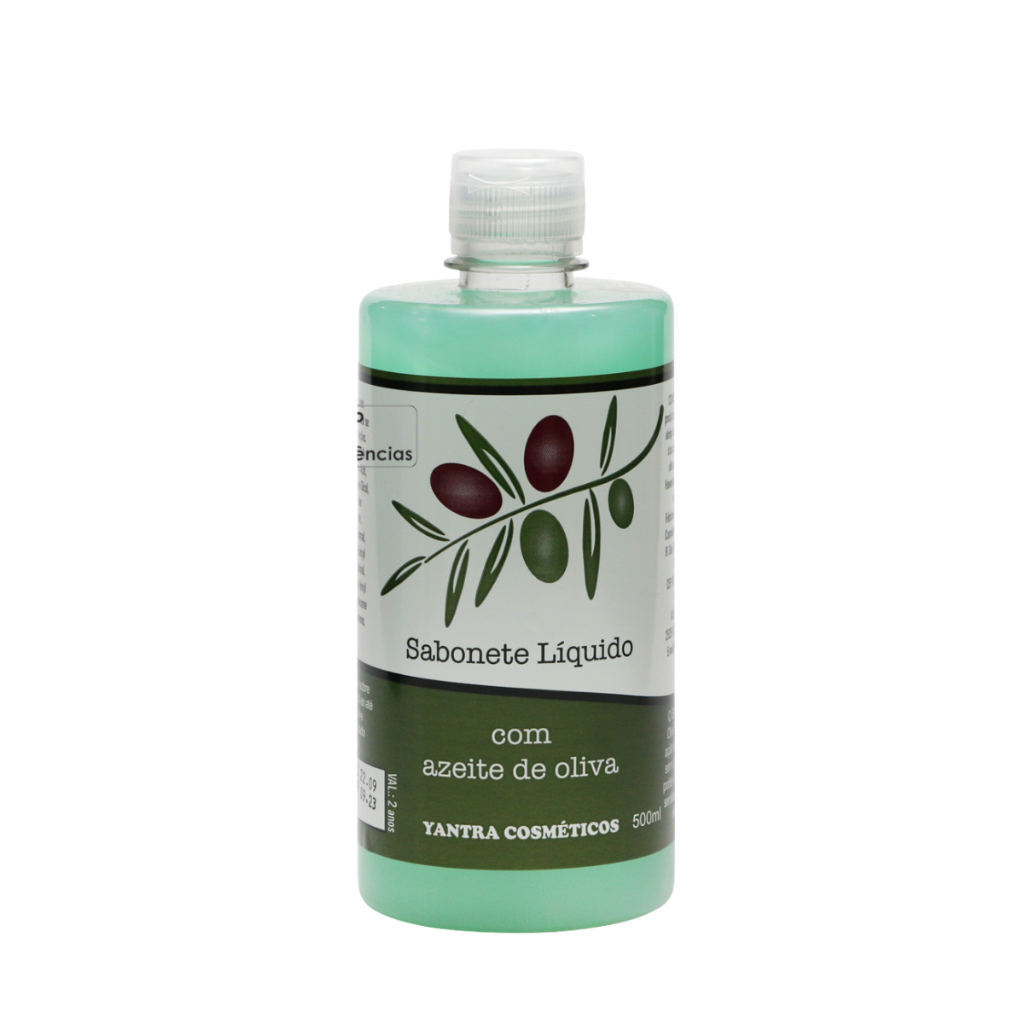 Sabonete Liquido Azeite De Oliva ( 500ml ) - Yantra Cosméticos -