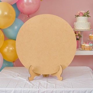 Mini Painel Mdf 50cm Decoração Mesa de Festa em Oferta na Shopee