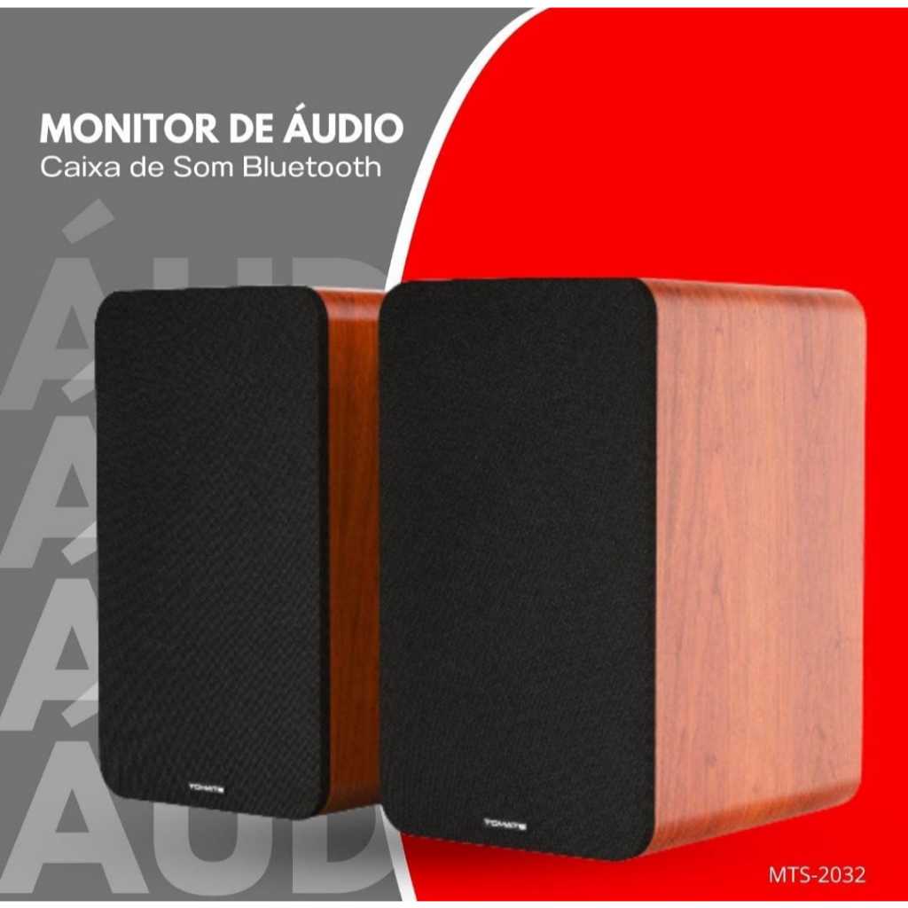 Monitor de Áudio Caixa de Som Tomate MTS-2032 - Som Profissional