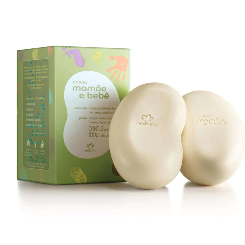 Natura Mamãe E Bebê Sabonete Em Barra 2unidades