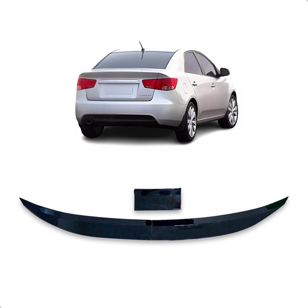 Aerofólio Universal Para Kia Cerato 2004 2005 2006 2007 2008 2009 2010 2011 2012 2013 2014 2015 2016 A 2022 Black Piano em Oferta na Shopee
