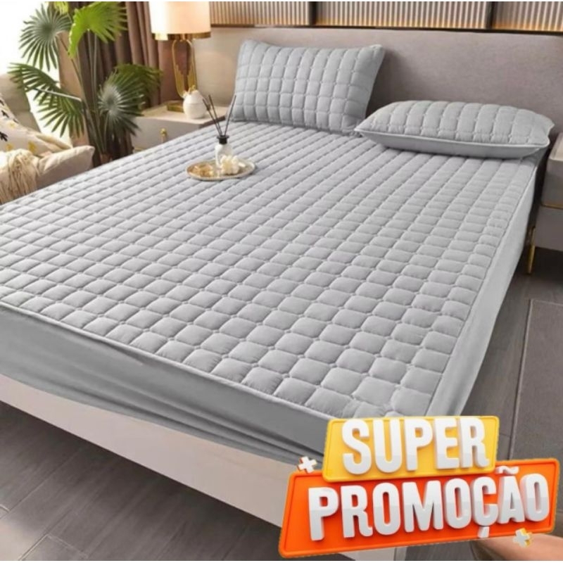 Capa de Colchão Impermeavel Protetor Matelado Ultrassonico Com Elastico CASAL PADRÃO ( PROMOÇÃO ) VÁRIAS CORES