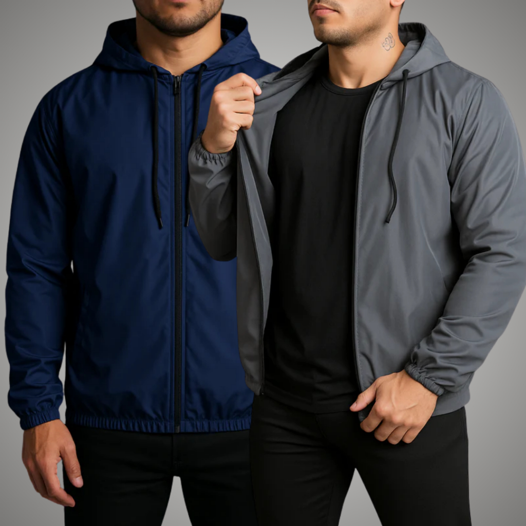 Kit 2 Jaqueta Corta Vento Masculina P ao G4 Impermeável Premium em Oferta na Shopee