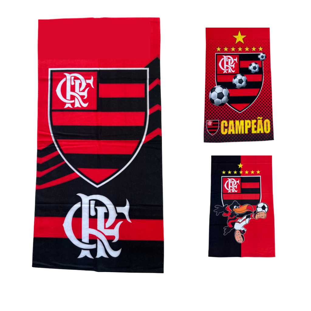 Toalha do Flamegoo Kit Banho praia piscina Algodão Gigante Conforto e Qualidade