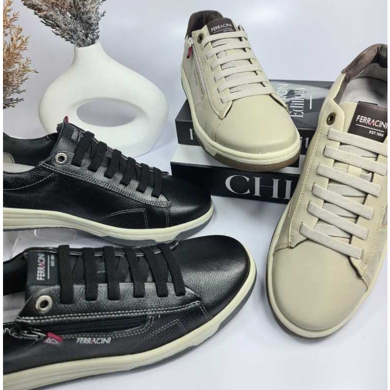 Sapatênis Masculino Ferracini Vox 8052  Estilo conforto e praticidade em um só calçado