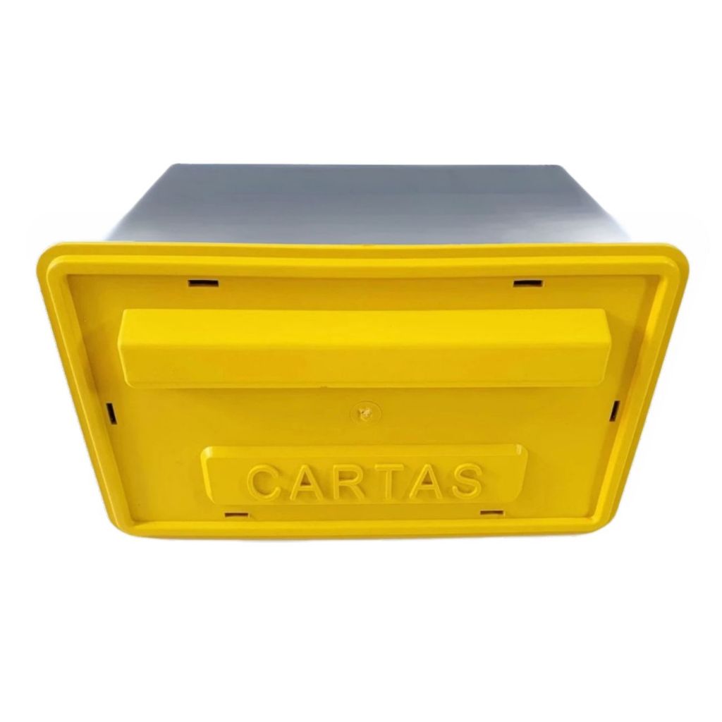 Caixa de Correio PVC Cartas e Documentos Grade Portão 2 Cores — imagem 2 de 2
