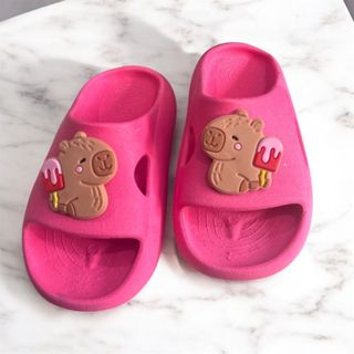 Chinelo Nuvem Infantil Menina Capivara com Sorvete Juvenil Leve Confortável Antiderrapante Estiloso em Oferta na Shopee