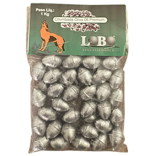 Chumbada para Pesca OLIVA 6 (30 gramas) - 1 Kg