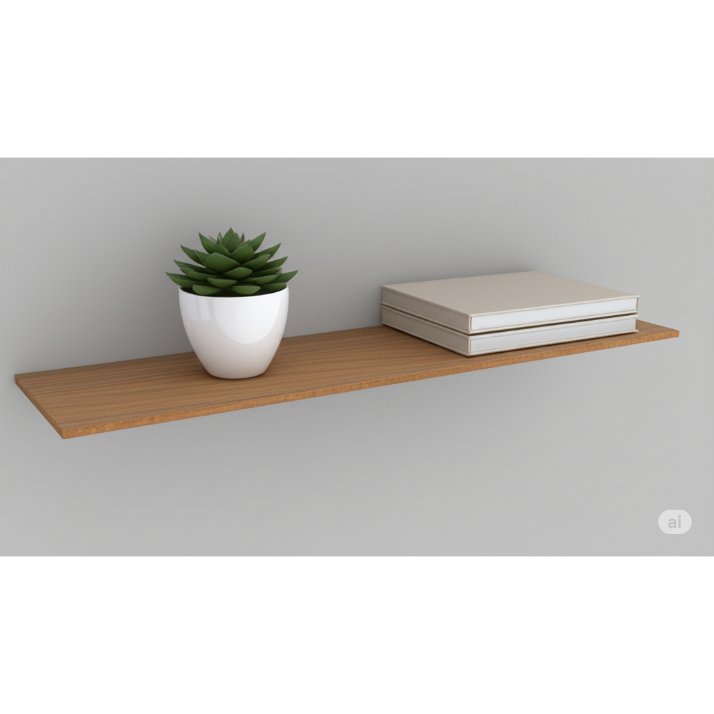 Prateleira Decorativa 90x10 MDF 15mm Suportes Tonalidade a Escolha em Oferta na Shopee