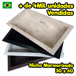 Nicho de parede para embutir Shampoo/banheiro/cozinha 30x60cm Multiuso em Oferta na Shopee