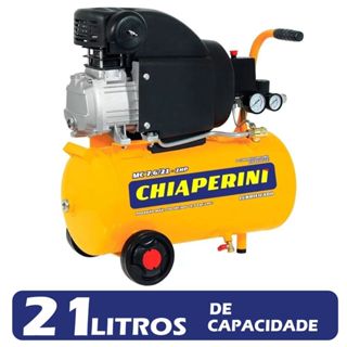 Compressor de Ar Portátil 21Litros Chiaperini MC 7.6/21-2HP 120psi Monofásico em Oferta na Shopee
