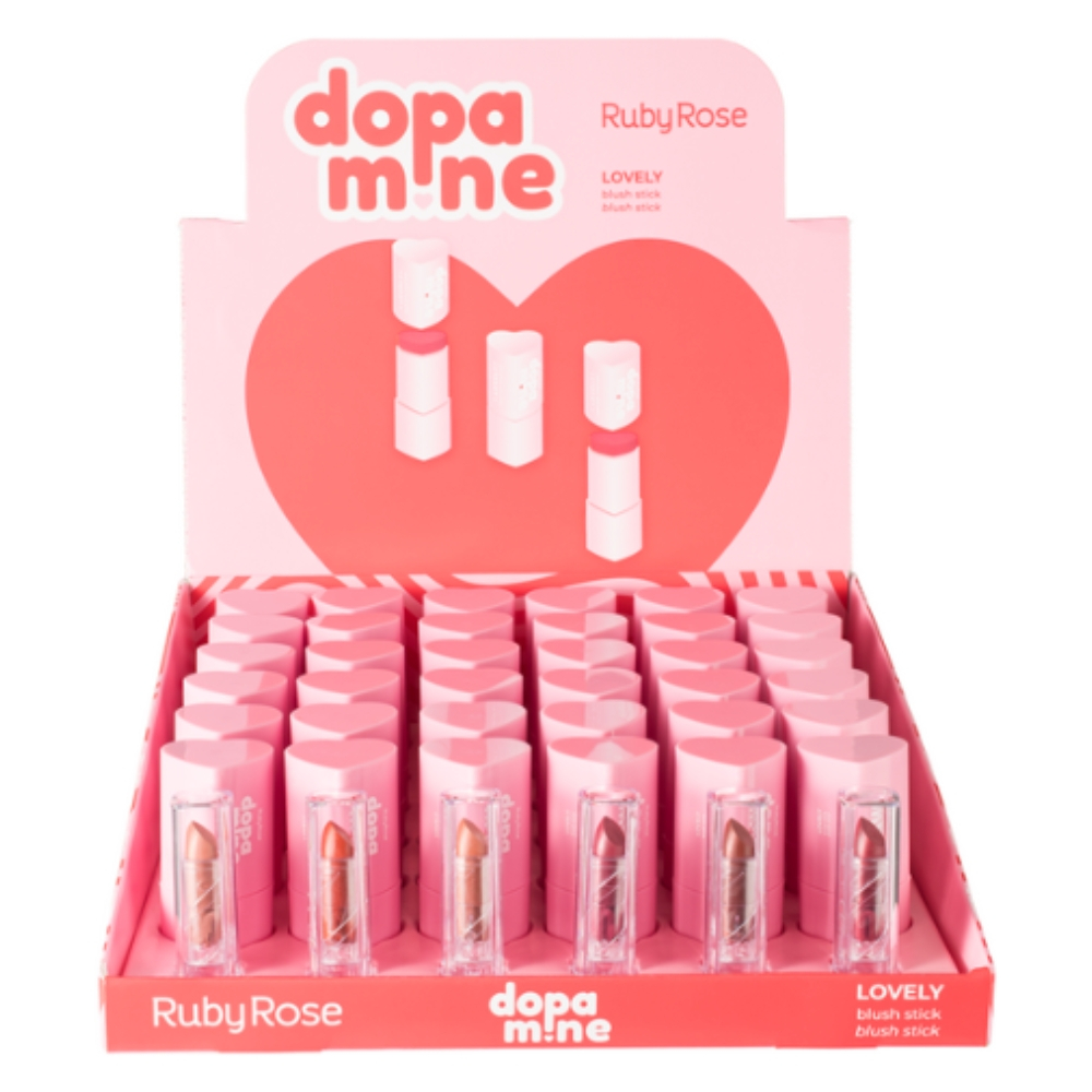 Box C/36 Blush Stick Lovely Dopamine Ruby Rose - HBM06