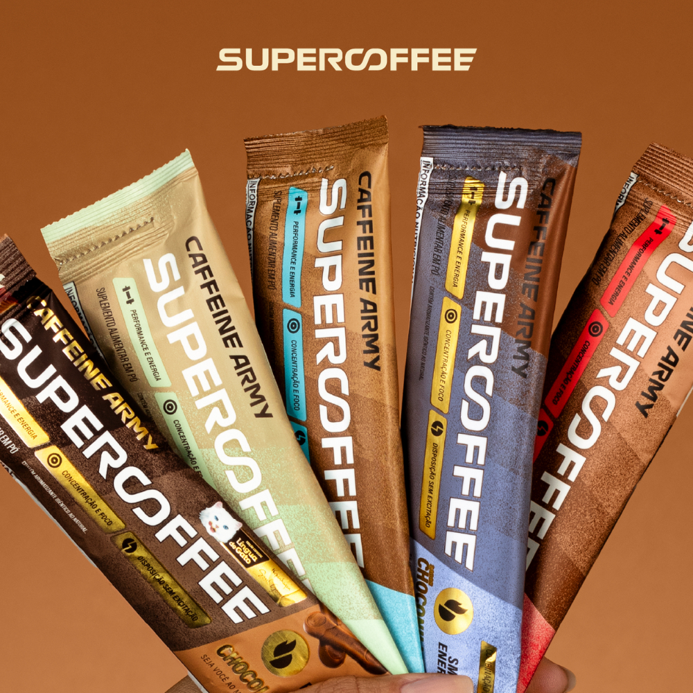 Supercoffee - Display (14 sachês/140g) - Caffeine Army