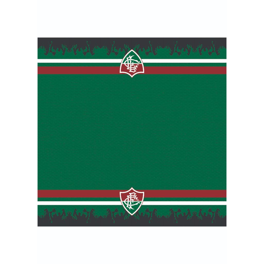 Toalha/Forro de Mesa para Festa FLUMINENSE 1 - TECIDO SUBLIMADO COM CORTE A LASER