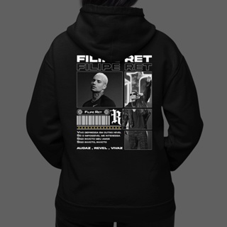 Blusa Moletom Canguru Com Capuz Filipe Ret Rapper Audaz Cantor Unissex em Oferta na Shopee