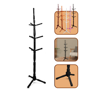 CABIDEIRO MADEIRA DE CHÃO MANCEBO PRETO ARARA DE ROUPAS 9 GANCHO DE MADEIRA CABIDE DE MADEIRA em Oferta na Shopee