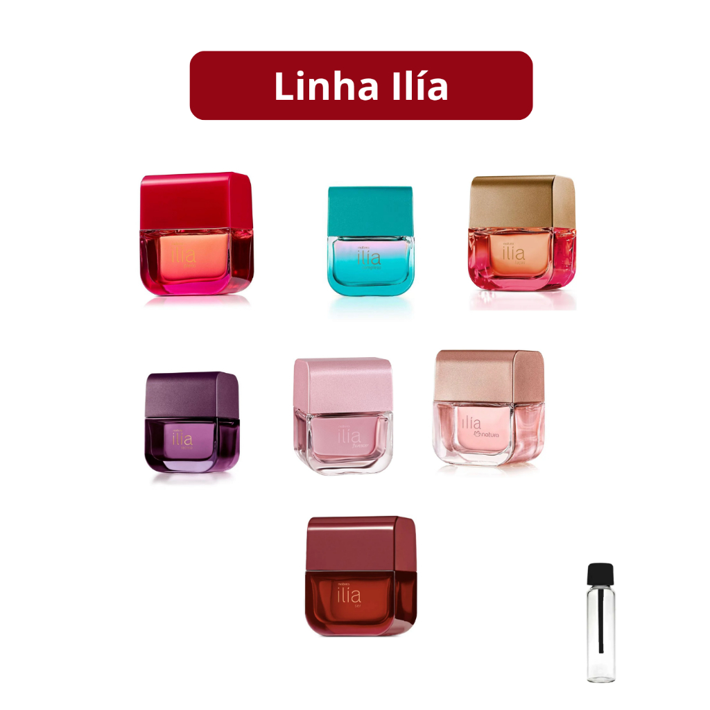 Linha Ilia (7 fragrancias) 4ml ou 1ml